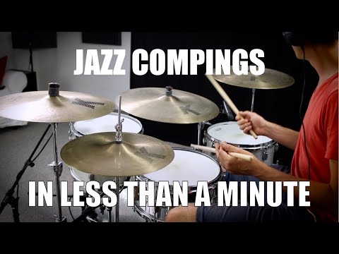 Jazz Compings in less than a Minute - Daily Drum Lesson