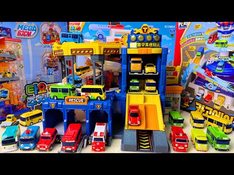 🚒Toy asmr🚒Tayo Rescue Team Set ASMR Satisfying with Unboxing타요 구급센터 세트Tayo the Little Bus|ReviewToys