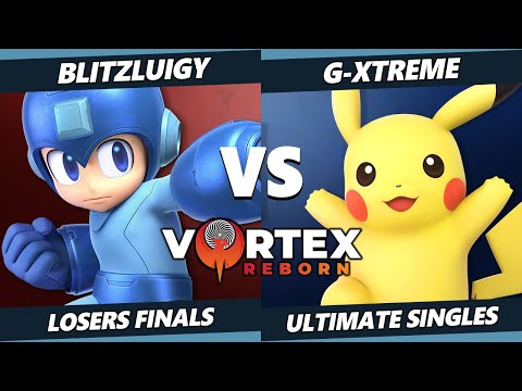 Vortex Legends 18 Losers Finals - BlitzLuigy (Mega Man) Vs. G-XTREME (Pikachu) SSBU Ultimate