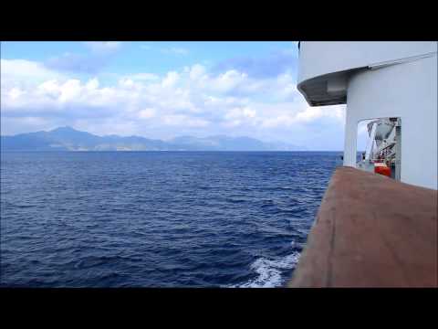 VITSENTZOS KORNAROS sailing near Karpathos on her route from Diafani to Pigadia. 15/2/2015.