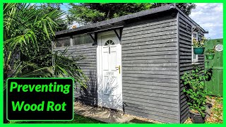 How to Prevent your Wooden Shed / Workshop from Rotting - 10 Tips
