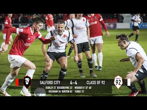 Salford City 4-4 Class of 92 - 12th November at The Peninsula Stadium