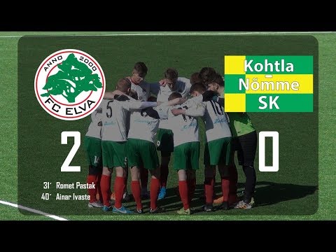 Väikese karikavõistlus 1/32 finaal 2018: FC Elva II - RL. Kohtla-Nõmme 2:0 (2:0)