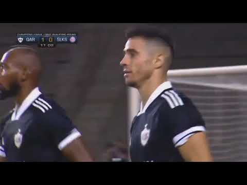 CL - 1. round (QARABAG - SILEKS 1-0) Goal by Romero