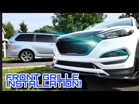 #hyundaitucson #roadruns #2017tucson 2017 HYUNDAI TUCSON FRONT GRILL INSTALATION!!!
