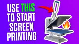 How to Screen Print T-Shirts with ONLY a Heat Press