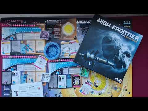 High Frontier 4 All társasjáték - Race to Glory akciók átbeszélése - vrnk