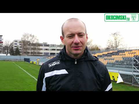 Jarosław Ulas po meczu Wieczysta Kraków -  Okocimski Brzesko (13.04.22)