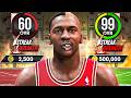60 99 OVR MJ BUILD No Money Spent By ONLY STREAK HUNTING