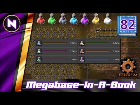 Fully Operational 7500 SCIENCE / MIN | #82 | Factorio Megabase-In-A-Book Lets Play