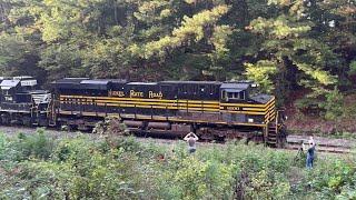 Nickel Plate Road HU #8100 Leads NS V62 with a P5 Horn in Petersburg, VA | 09.29.24