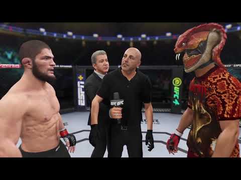 Khabib Nurmagomedov vs Cobra UFC 4 Simulation (AI)