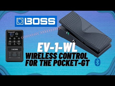 BOSS EV-1-WL Unboxing and connecting with the BOSS PocketGT | Bluetooth wireless Expression+Switches