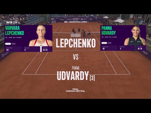 Varvara Lepchenko (USA) vs Panna Udvardy (HUN) - Game, Set, Match +Xtra