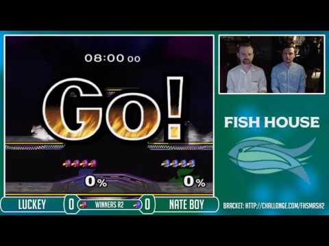 Fish House 2 SSBM - Luckey (Falco) Vs. Nate Boy (Falco) Losers Round 2