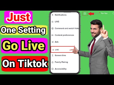 (just 1 setting)🔴how to go live on tiktok || go live on tiktok without a thousand followers 2023