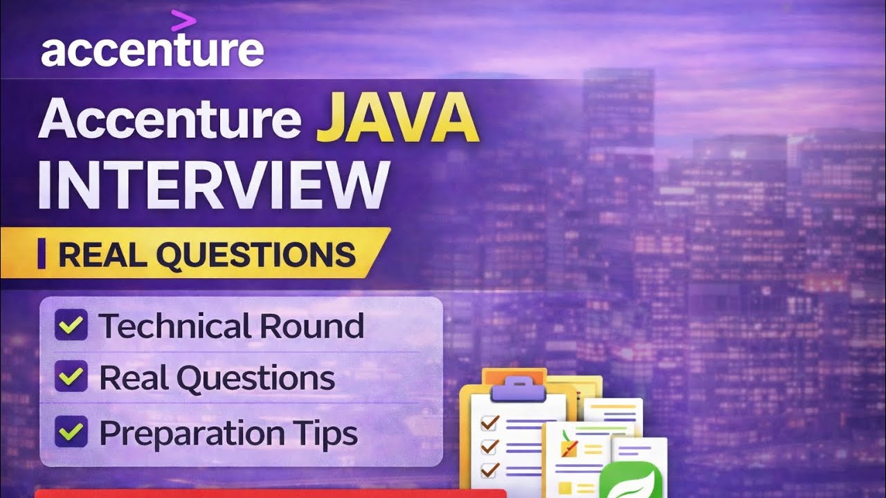 Accenture Java Interview Process | Real Experience | Technical Questions (3–5 Years)