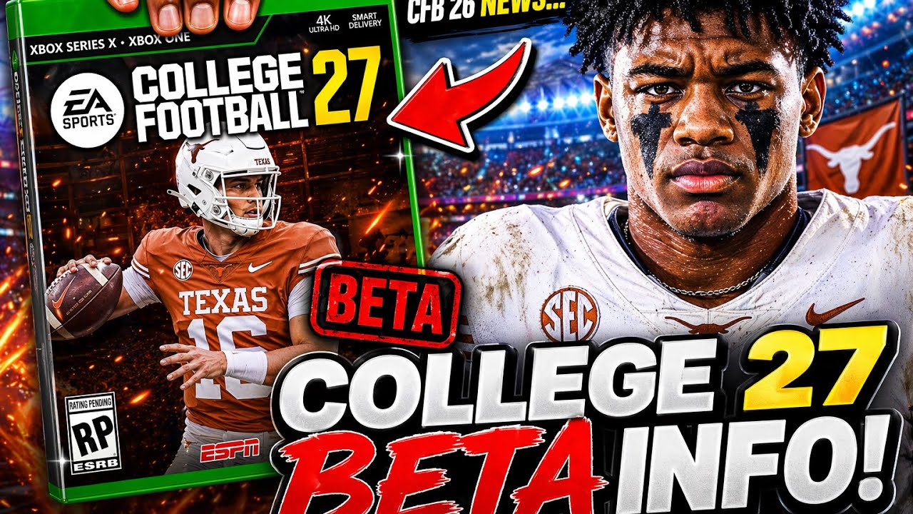 Filtración de la versión beta de College Football 27 y de la aplicación móvil