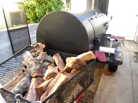2010 Thanksgiving BBQ on the Lang Smoker