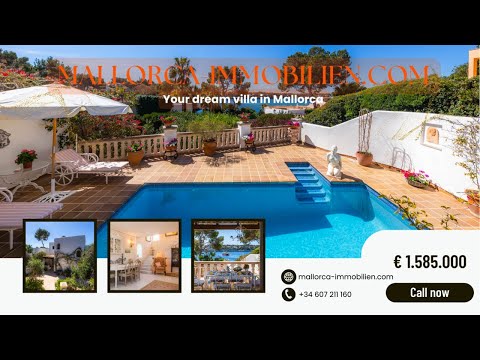 TRAUMVILLA AUF MALLORCA MIT EINMALIGEM MEERBLICK UND DIREKTEM MEERZUGANG