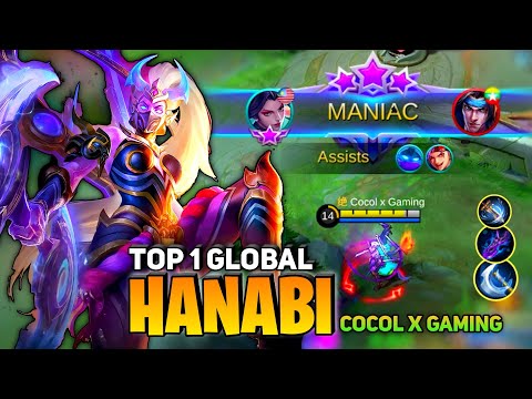 MANIAC! Hanabi Late Game Killer [Top 1 Global Hanabi] By Cocol X Gaming - Mobile Legends