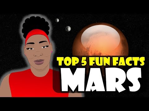 Planet Mars is Amazing! Learn about the Red Planet with our Top 5 facts Cartoon