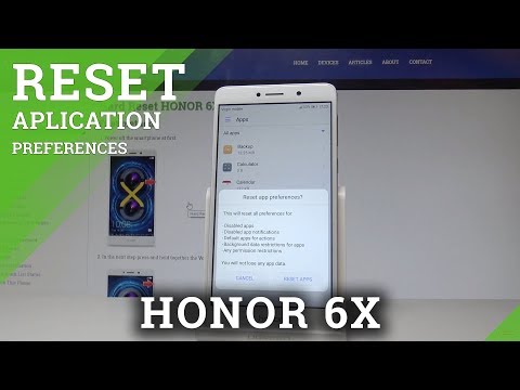 How to Reset Apps Preferences in HONOR 6X |HardReset.info