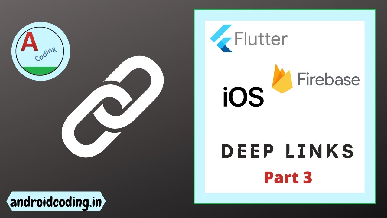 Flutter : iOS deep linking tutorial | part 3 | flutter coding