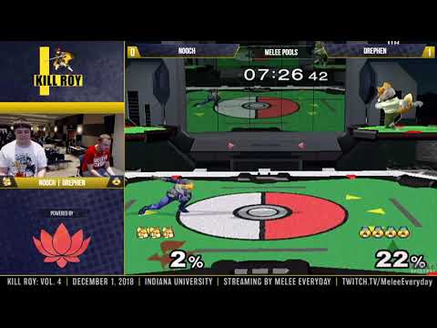 Kill Roy Vol. 4 - Pools - (Fox) Nooch vs Drephen (Sheik)
