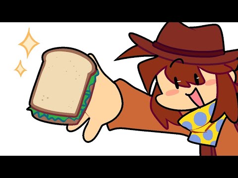 • Clover eating a sandwich - Small/filler animation (Undertale Yellow) •