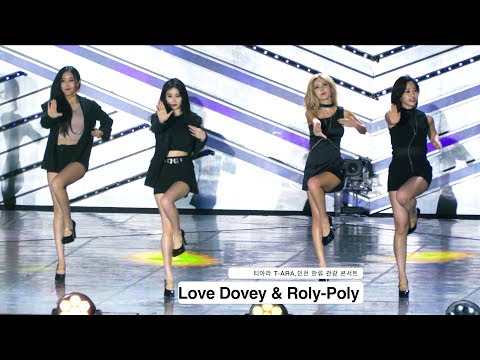 티아라 T-ARA[4K 직캠]Love Dovey & Roly-Poly, 인천 한류 관광 콘서트@170909 Rock Music