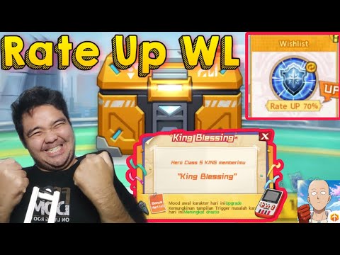 GACHA RATE UP WISHLIST EMBLEM, INI BENERAN RATEUP PALING BENER - One Punch Man The Strongest
