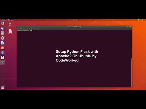 Setup Python Flask With Apache On Linux Ubuntu Ubuntu Flask Python