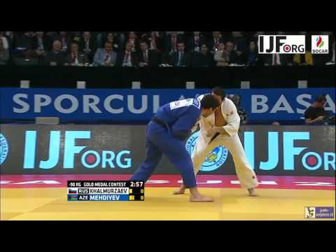 Judo 2016 Grand Prix Samsun: Khalmurzaev (RUS) - Mehdiyev (AZE) [-90kg] final