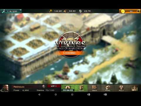 Vikings : Age of Warlords Gameplay Part 1 ( Tablet) " The Saxons "