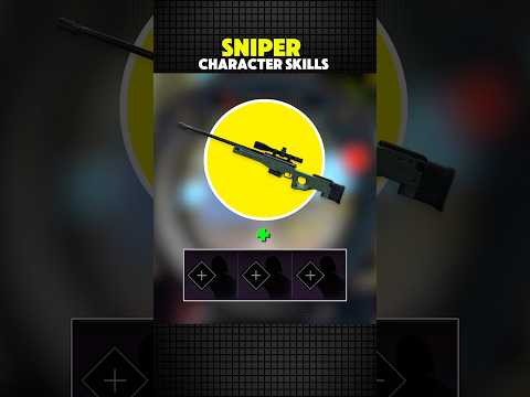 Sniper New Character Skills Combination | CS and BR Rank