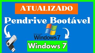 TUTORIAL - COMO FAZER UM PENDRIVE BOOTÁVEL COM WINDOWS 7 ((ATUALIZADO 2025)) NOVO LINK NA DESCRIÇÃO