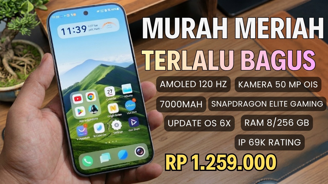 MENDING INI TERLALU WORTH IT‼️RAM 8/256 GB, 7000mAh - HP 1 JUTAAN TERBAIK DAN TERBARU APRIL 2026