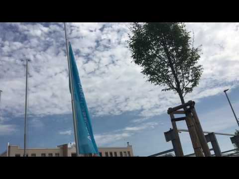 wir haben die Fahnen gehisst ...