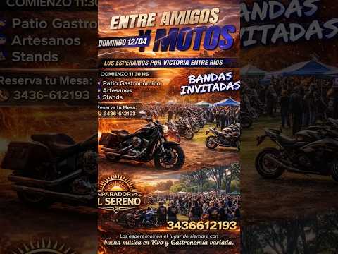 ENCUENTRO MOTERO en Victoria Entre Ríos 🏍️🔥 | Domingo 12 de Abril