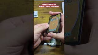 Magic the Gathering x Final Fantasy Pack Opening! #shorts