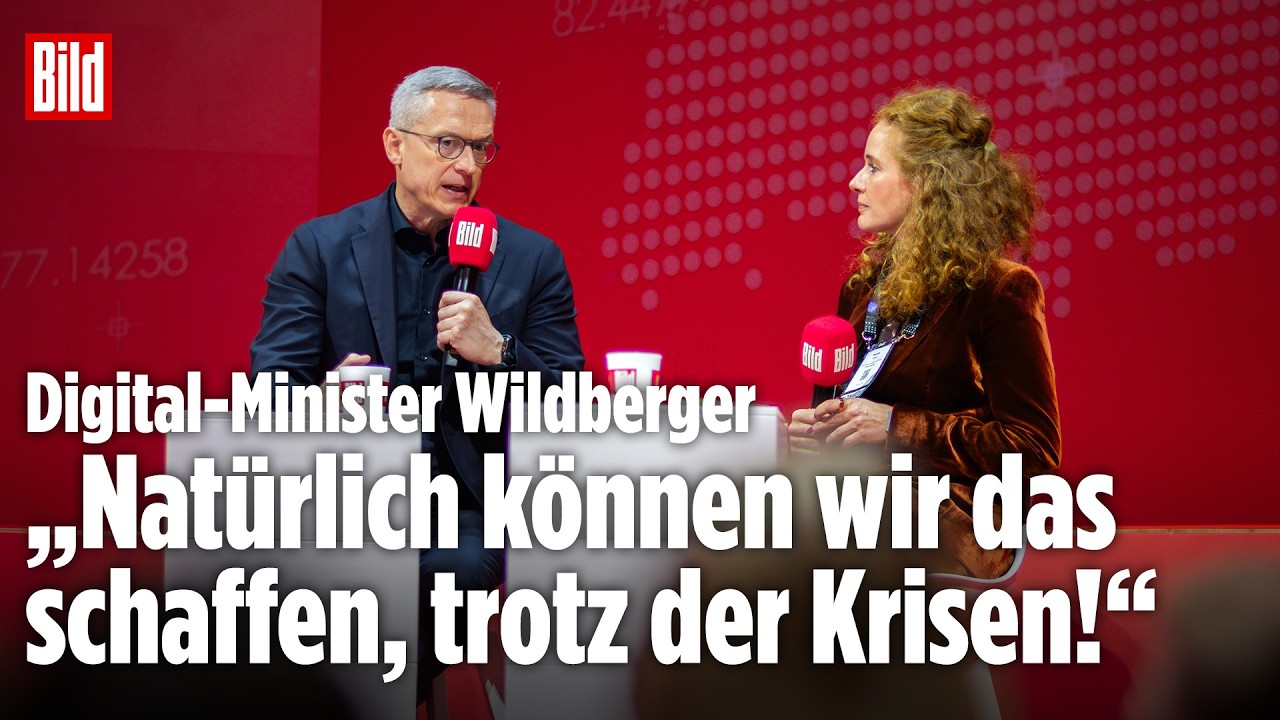 OMR: So will Digital-Minister Karsten Wildberger Deutschland modernisieren! | BILD TALK