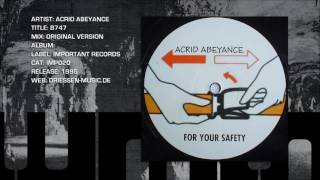 Acrid Abeyance - B747