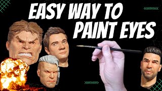 EASY Way to Paint EYES on your 3D Printed Statues