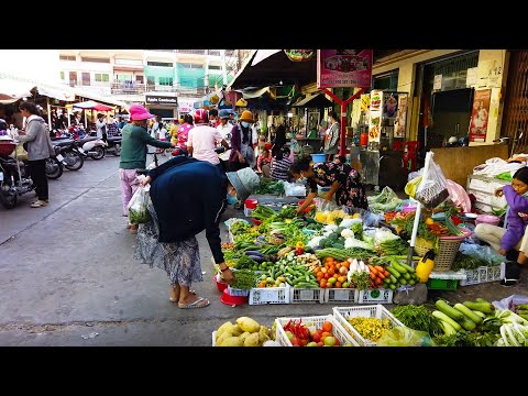 Street Food Tour - Amazing Foods For Sales In Phnom Penh Market