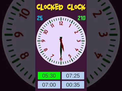 Clocked Clock - Learning clock Video