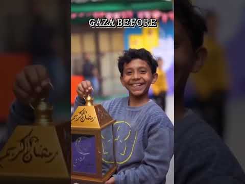 gaza before & gaza now... i wish i could see Gaza before... #stopgazagenocide #ceasefireviolation