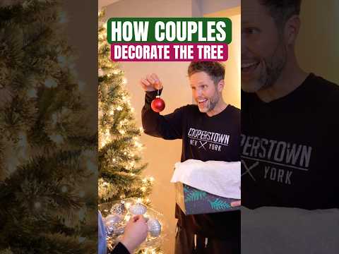 How couples decorate the tree🎄 Oldest, Middle, Youngest