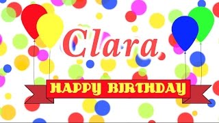 Happy Birthday Clara Song