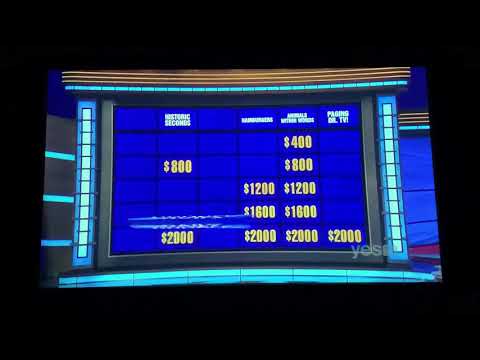 Double Jeopardy, Sam Stapleton Day 2 - 2nd Daily Double (2/22/21)